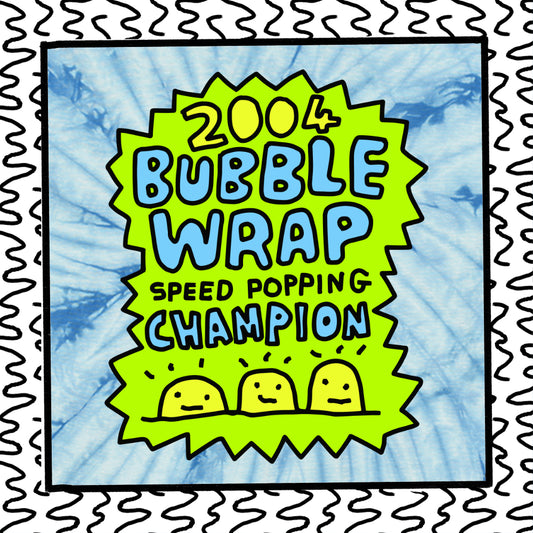 bubblewrap speed popping champion