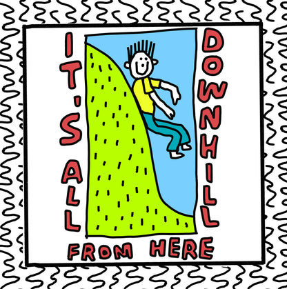 downhill