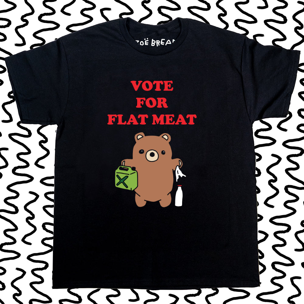 vote for flat meat