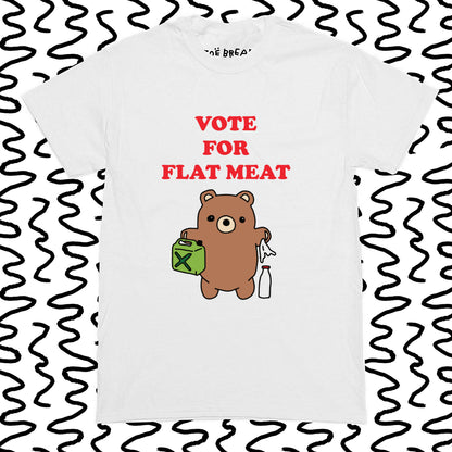 vote for flat meat