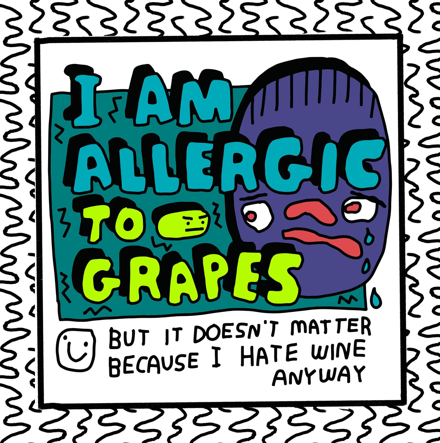 i am allergic to grapes