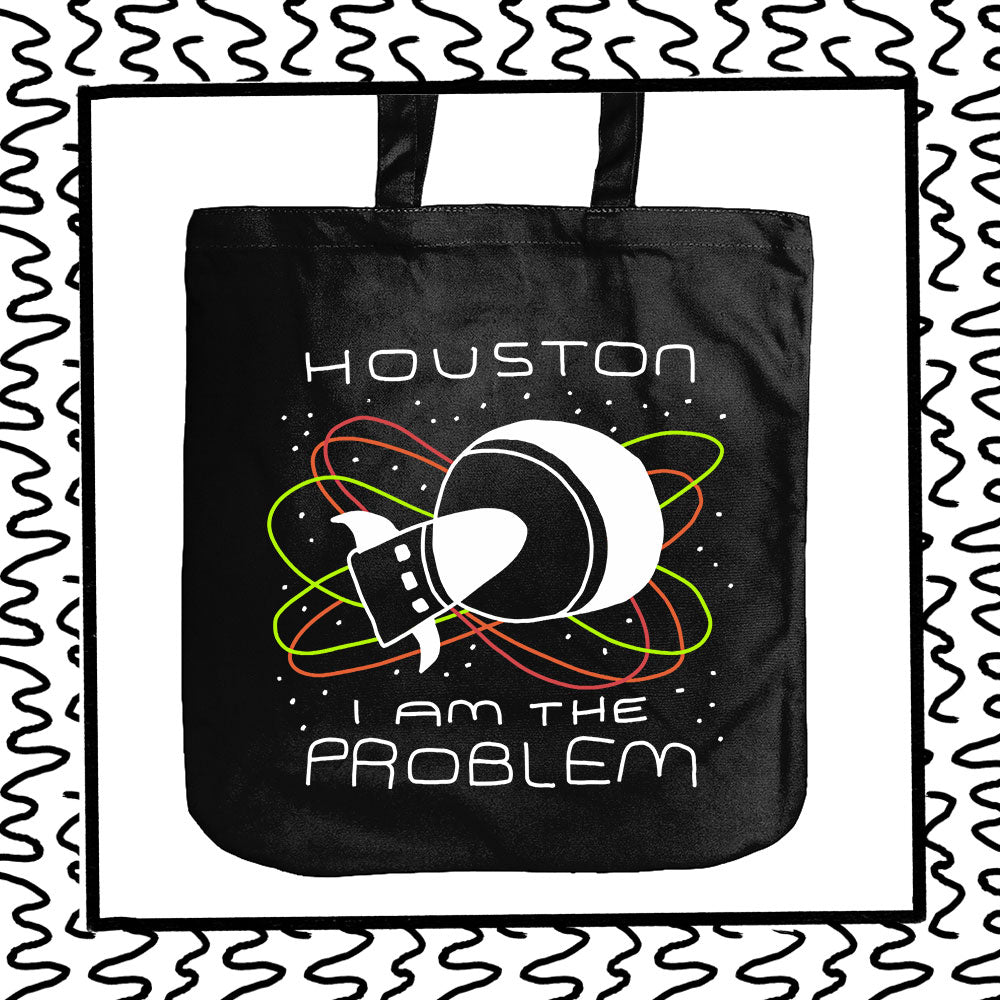 houston i am a tote bag