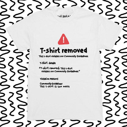 this t-shirt has been removed