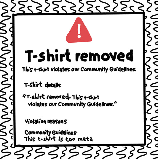 this t-shirt has been removed