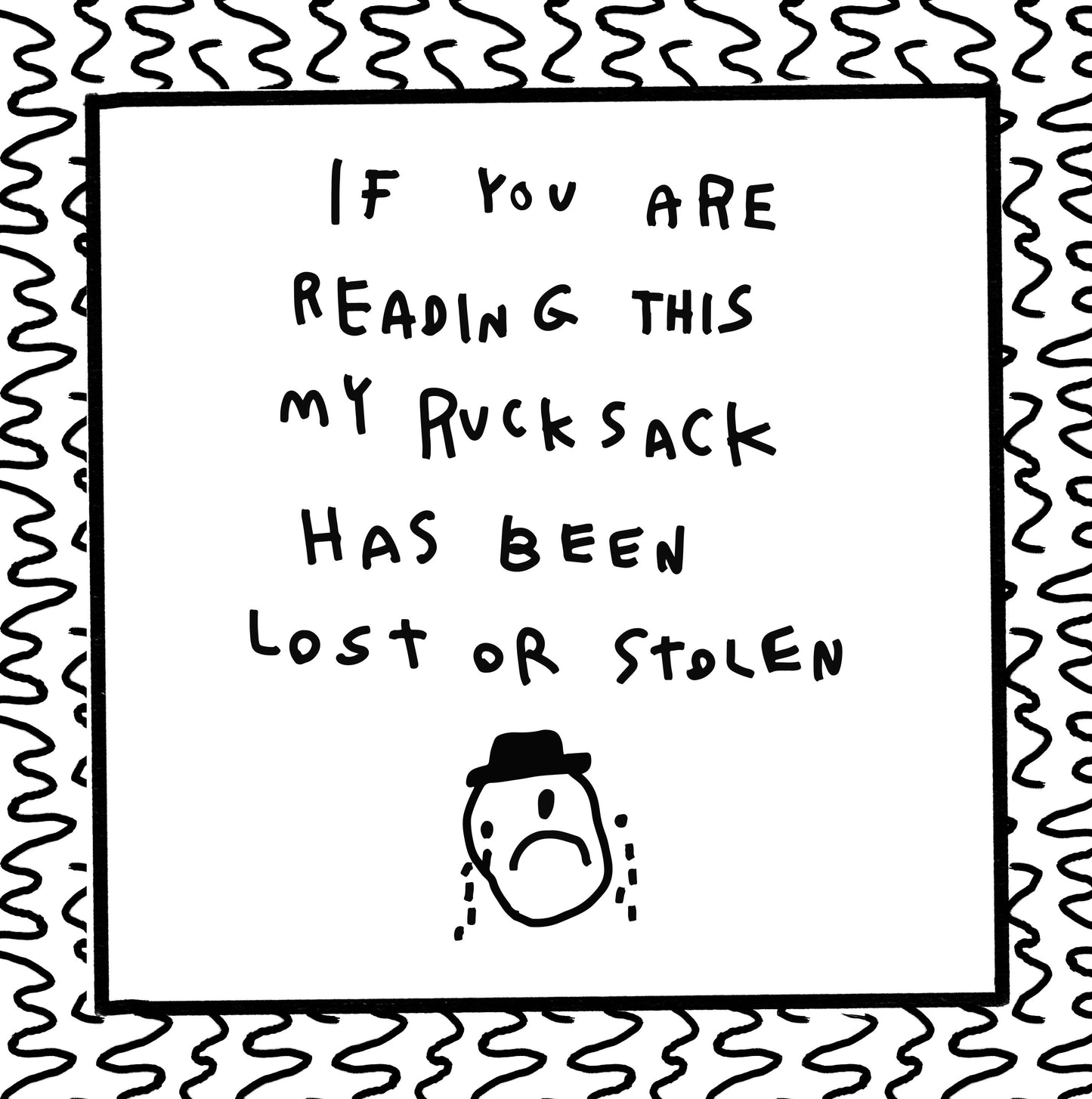 rucksack theft