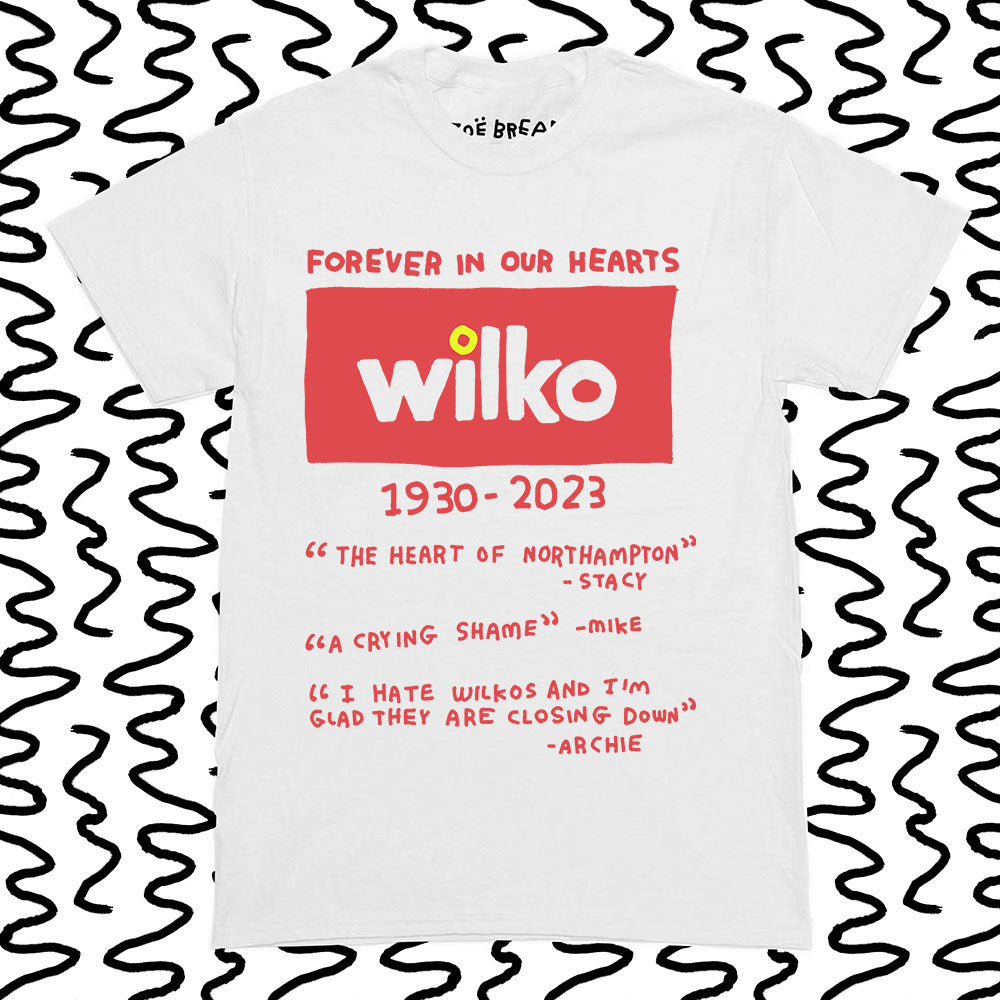 wilko commemorative t-shirt